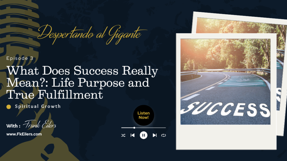 What Does Success Really Mean?: Exploring life purpose and how true fulfillment goes beyond material achievements.